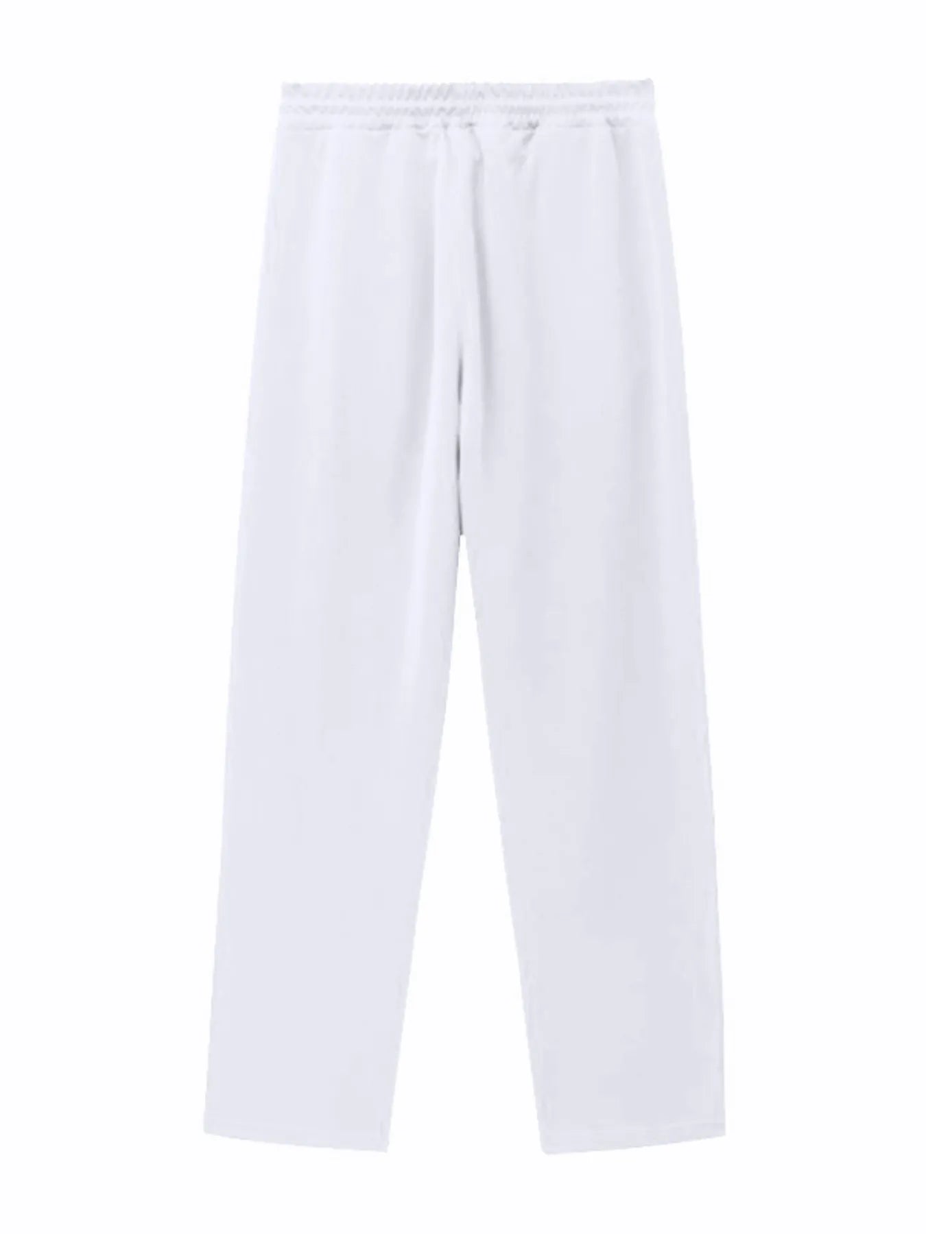 Men's Full Size Snap-Button Pants with Side Stripe Detail Plus Size