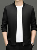 Men's Zip Up Long Sleeve Jacket