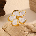 Flower Open Ring
