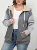 Sherpa Lined Zip-Up Hoodie