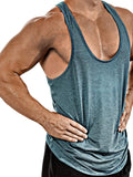 Men's Plus Size Round Neck Racerback Tank