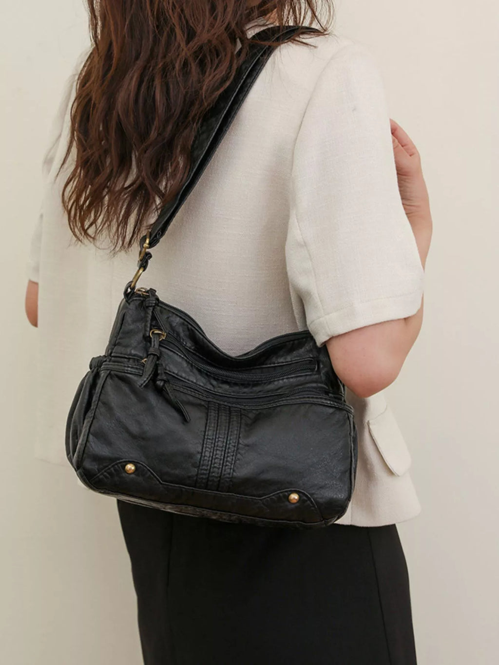 Multi-Pocket Crossbody Bag