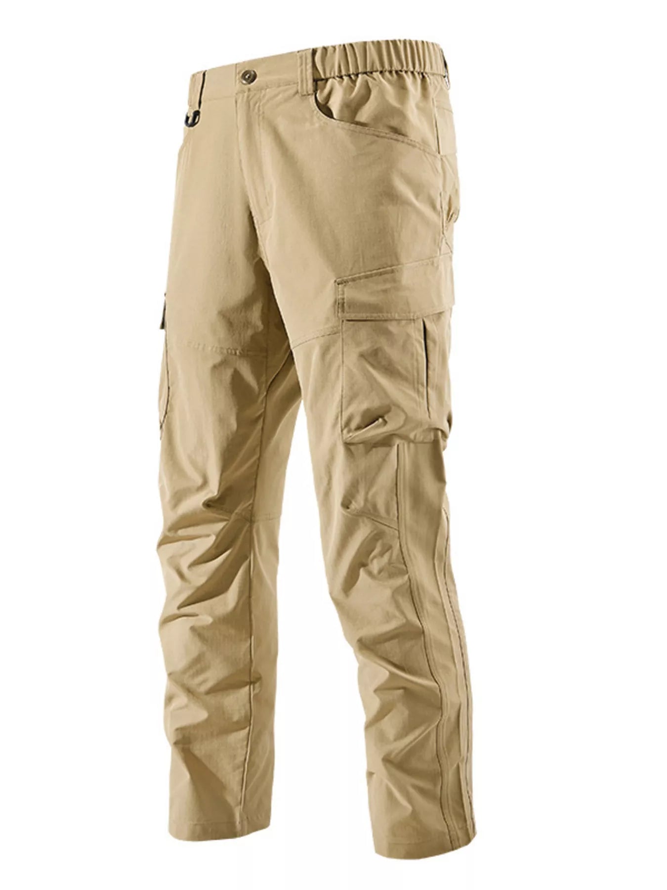 Men's Plus Size Elastic Waist Cargo Pants