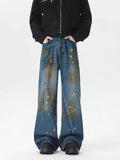 Men's Plus Size Wide Leg Jeans