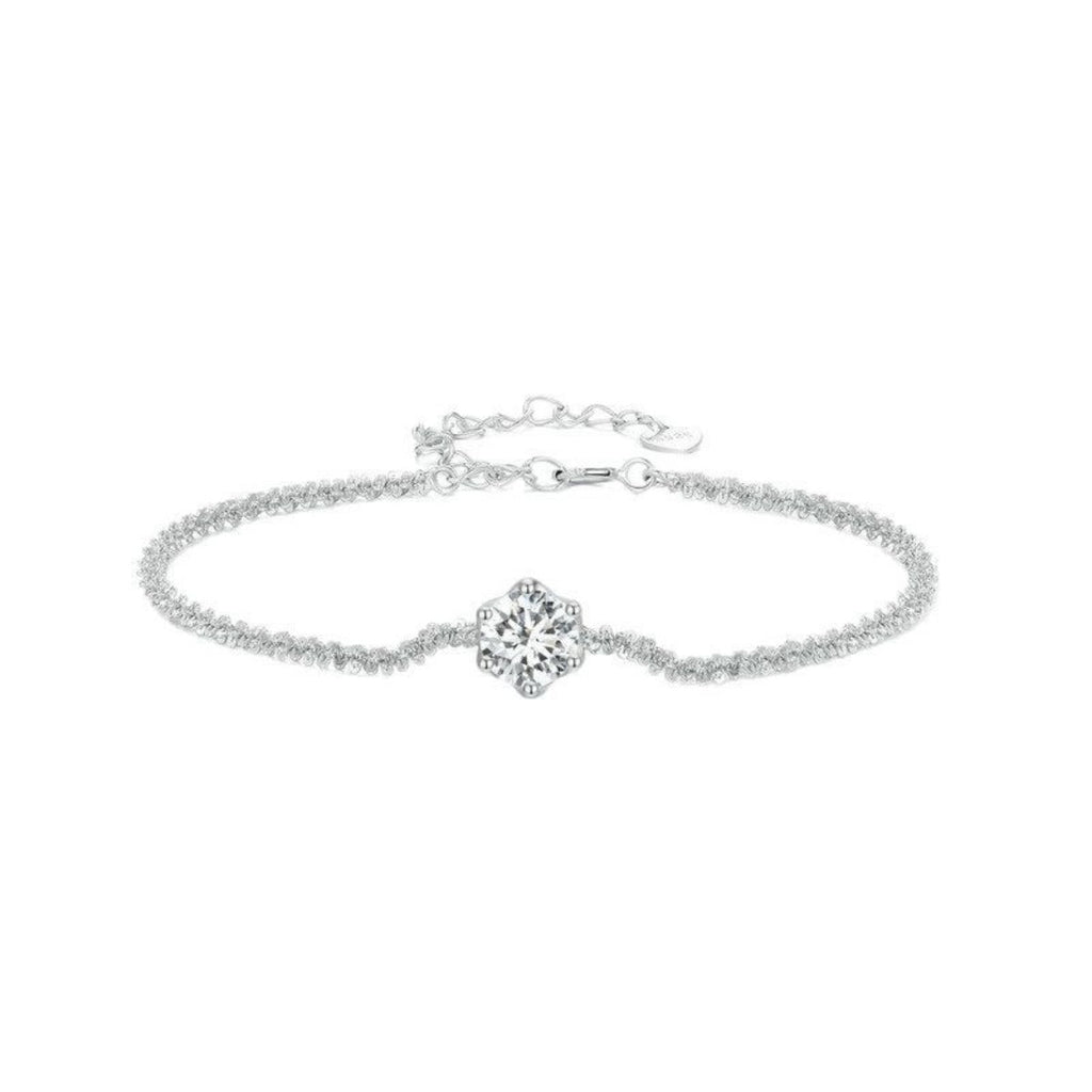 925 Sterling Silver Zircon Bracelet