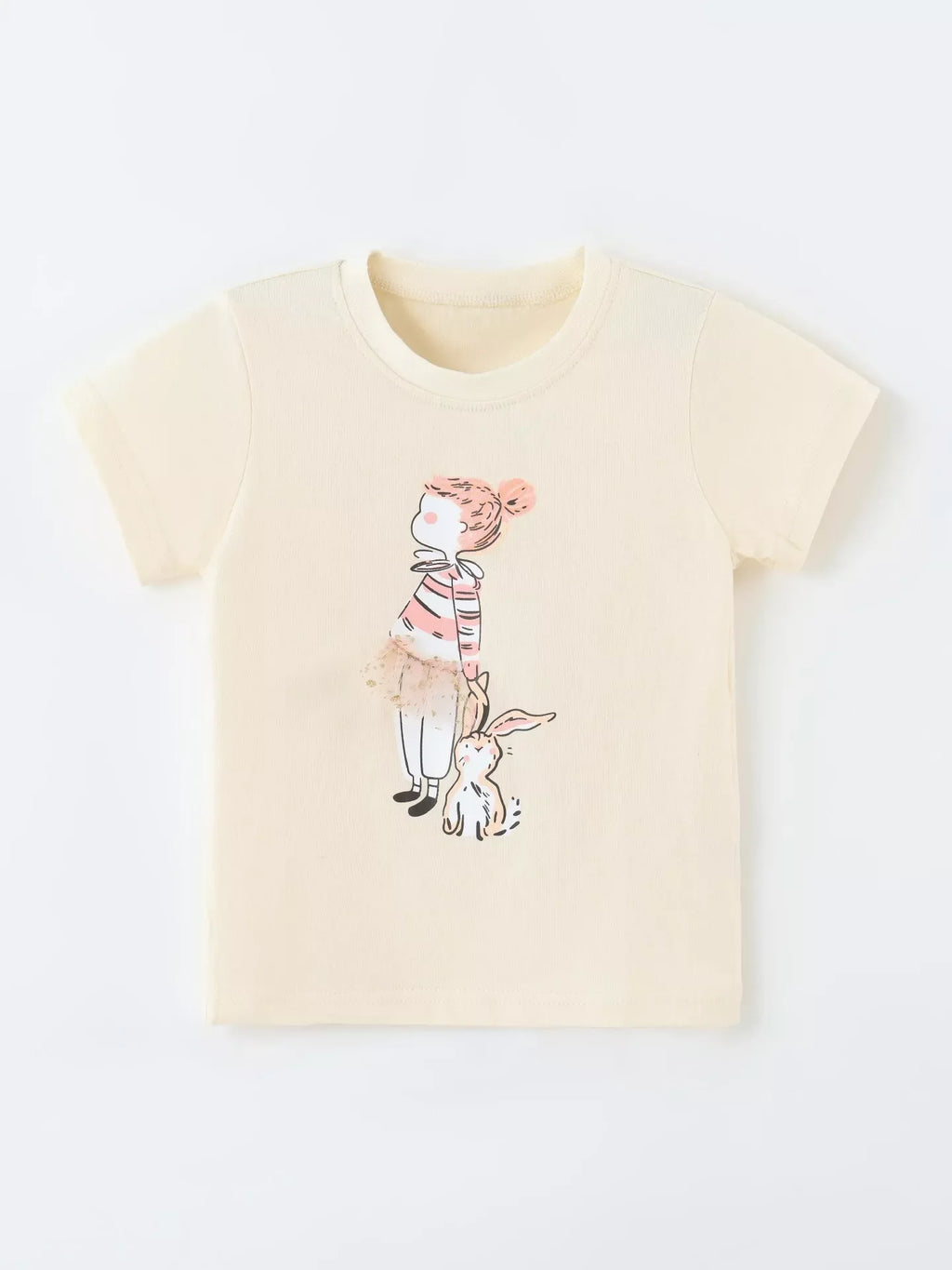 Children's Graphic Round Neck T-Shirt