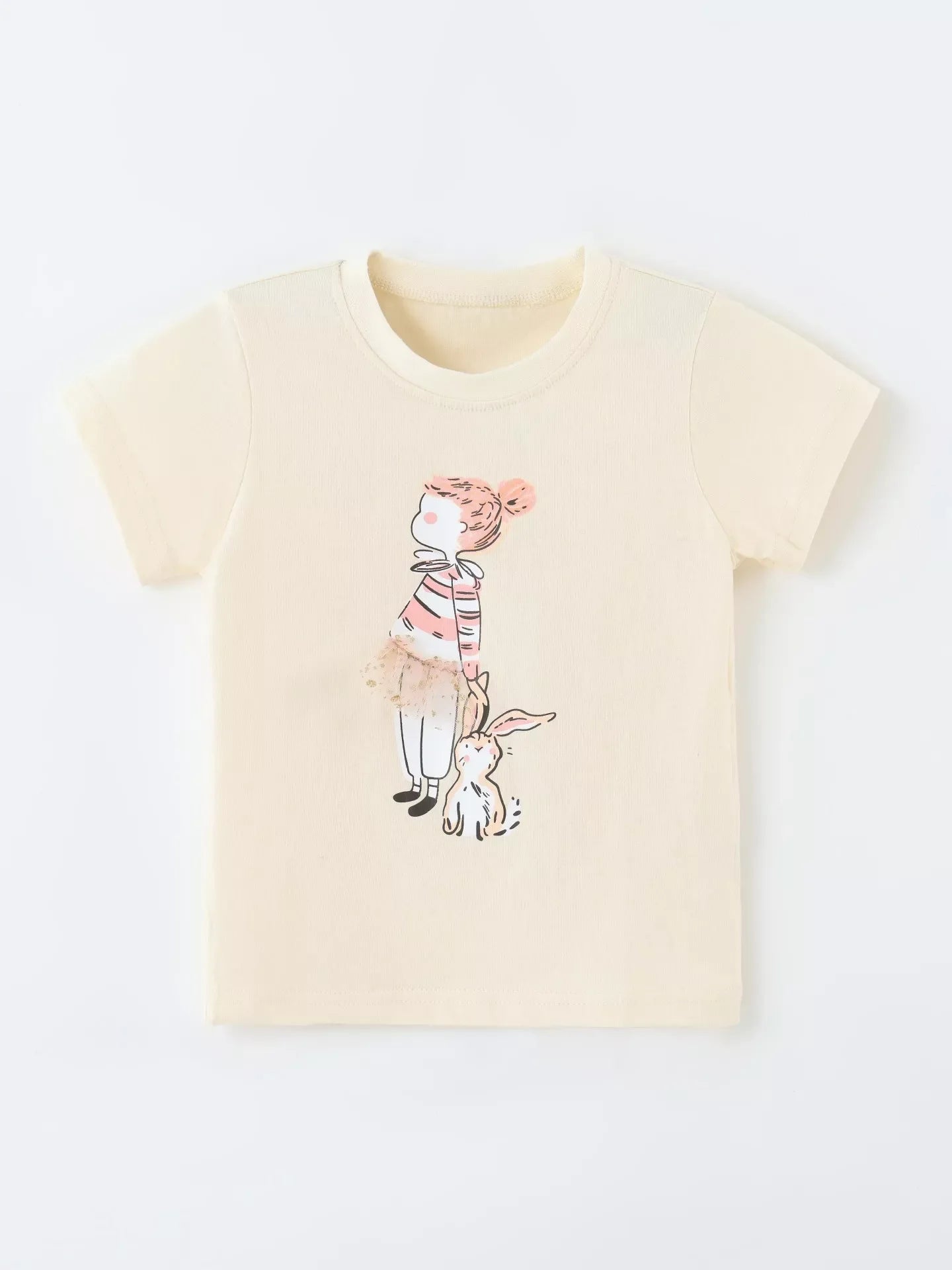 Children's Graphic Round Neck T-Shirt