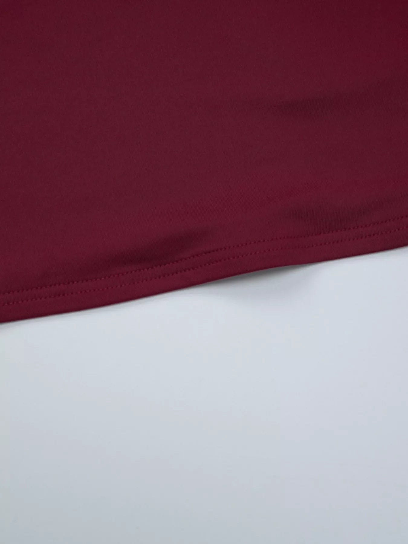 Sweetheart Neck Lace Trim Tie-Front T-Shirt