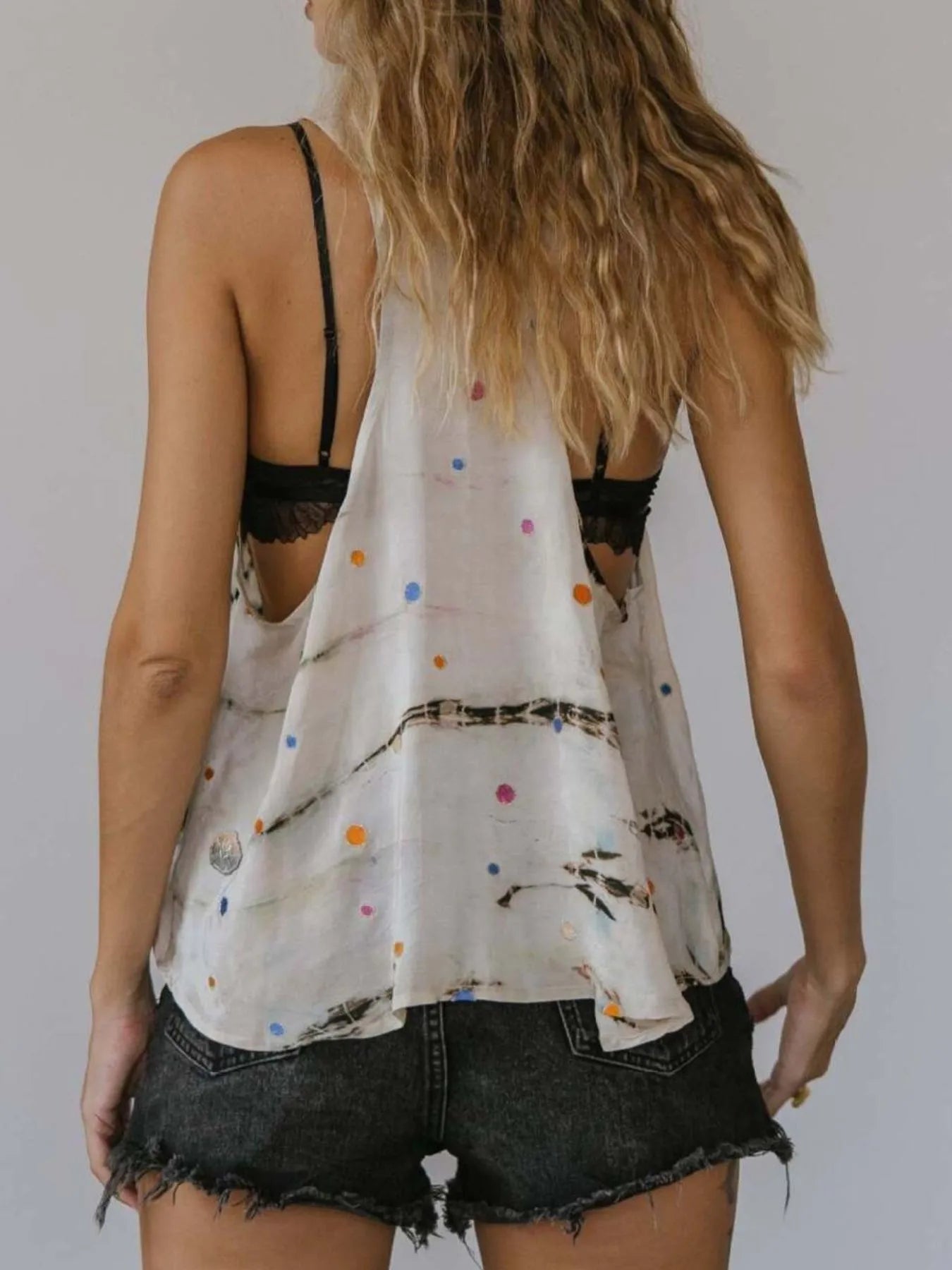 Printed Scoop Neck Tank