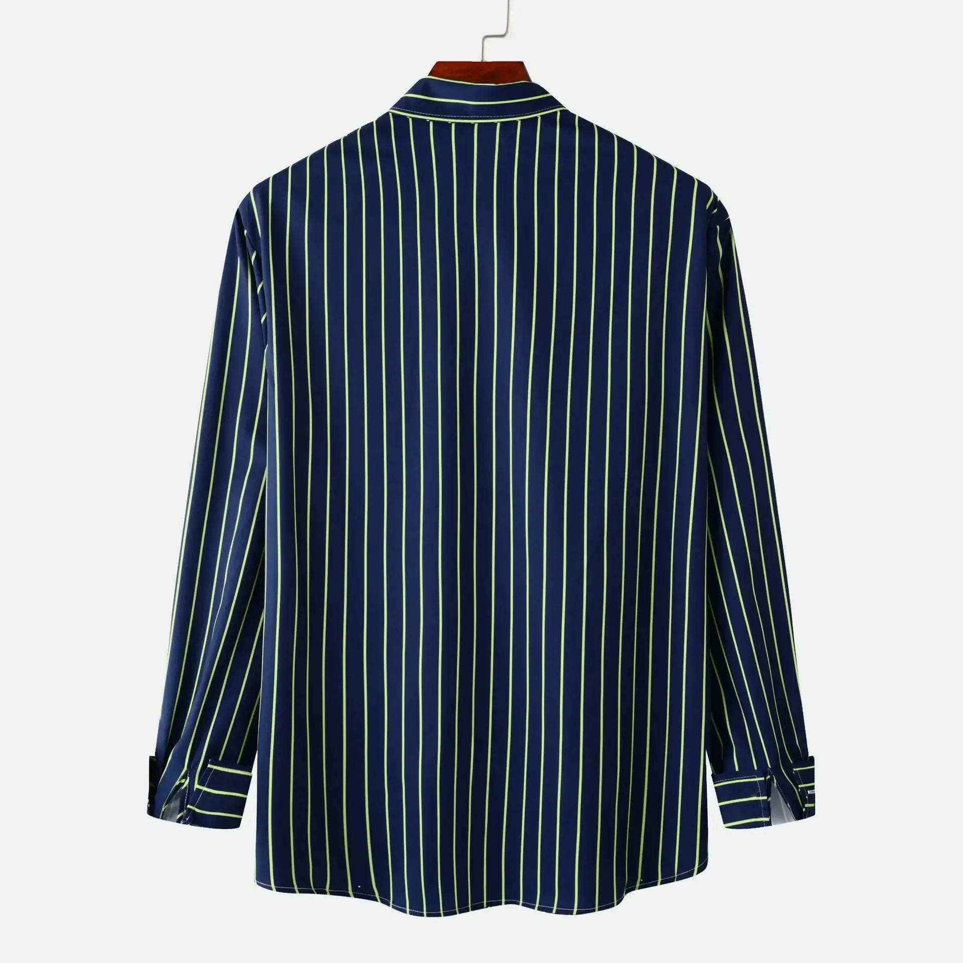 Men's Striped Button-Down Shirt