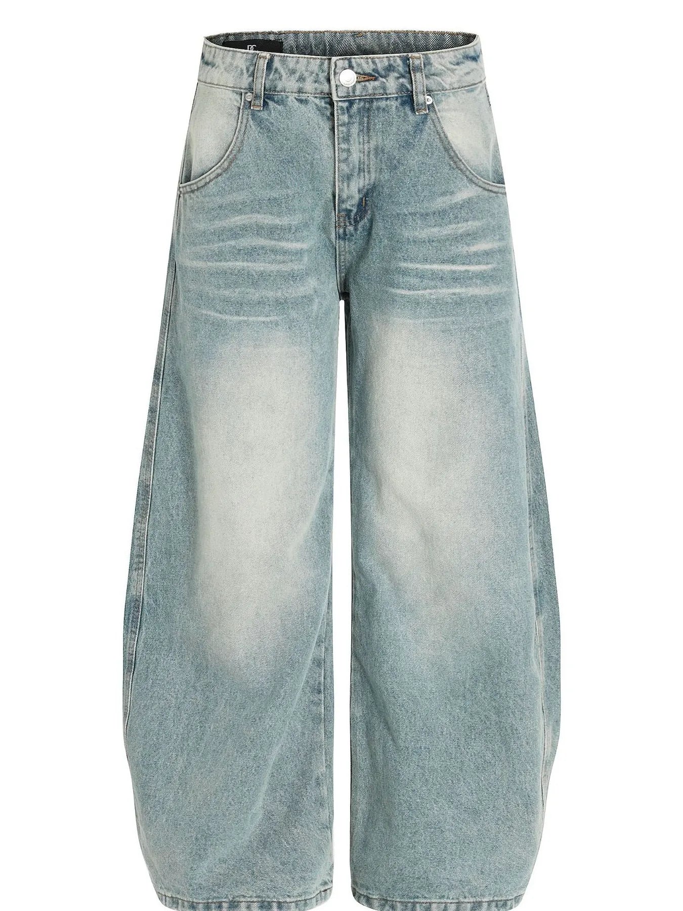 Men's Washed Wide Leg Baggy Jeans
