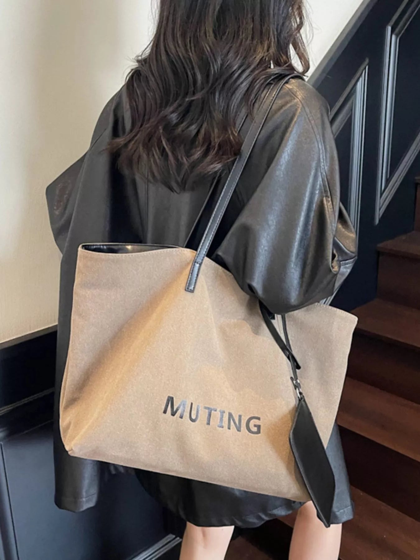 Casual Canvas Tote Shoulder Bag