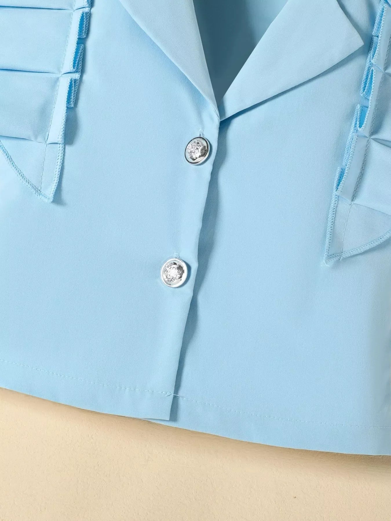 Children's Cami & Button Detail Top & Skirt Set