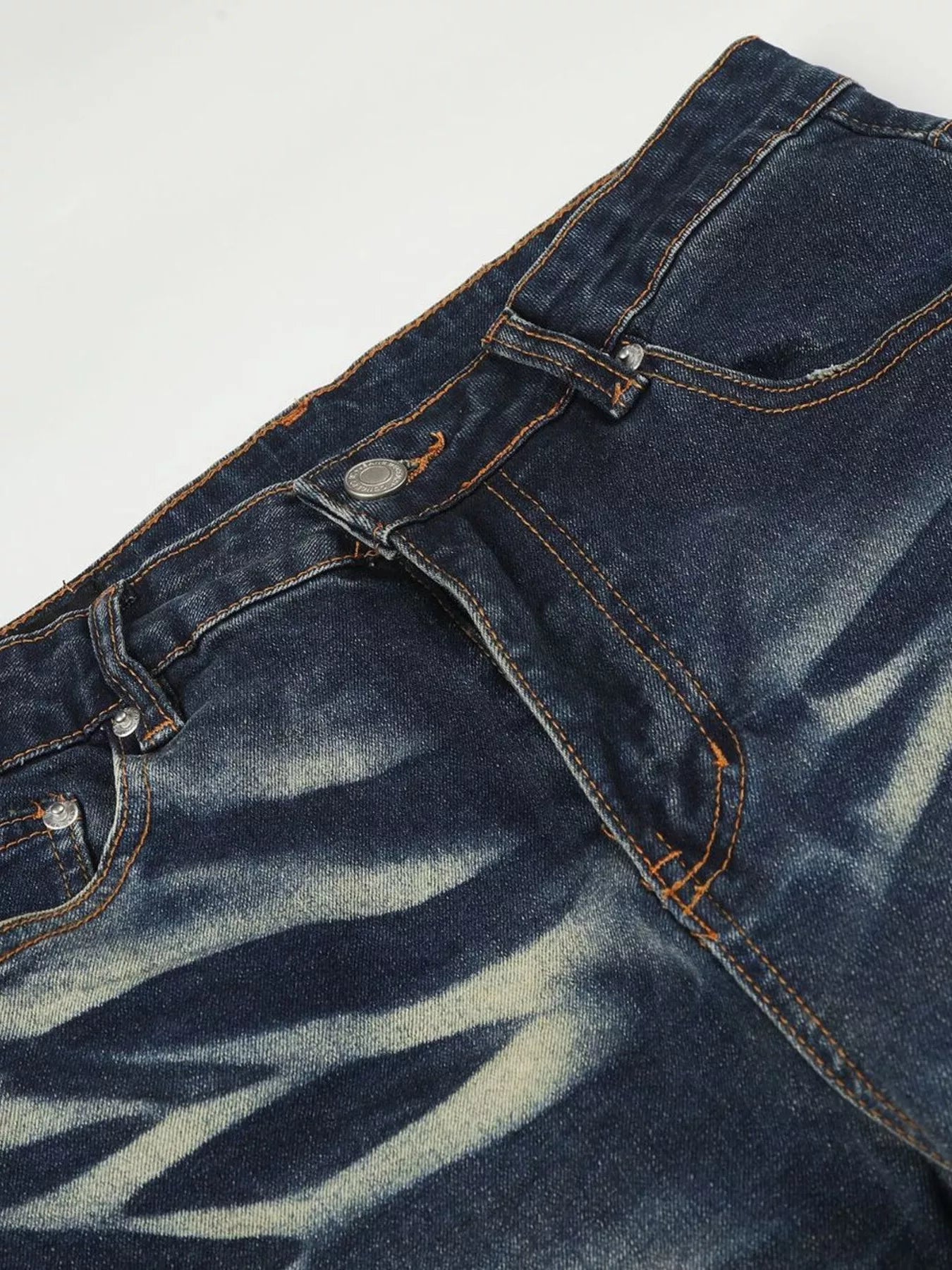Men's Washed Flare Jeans