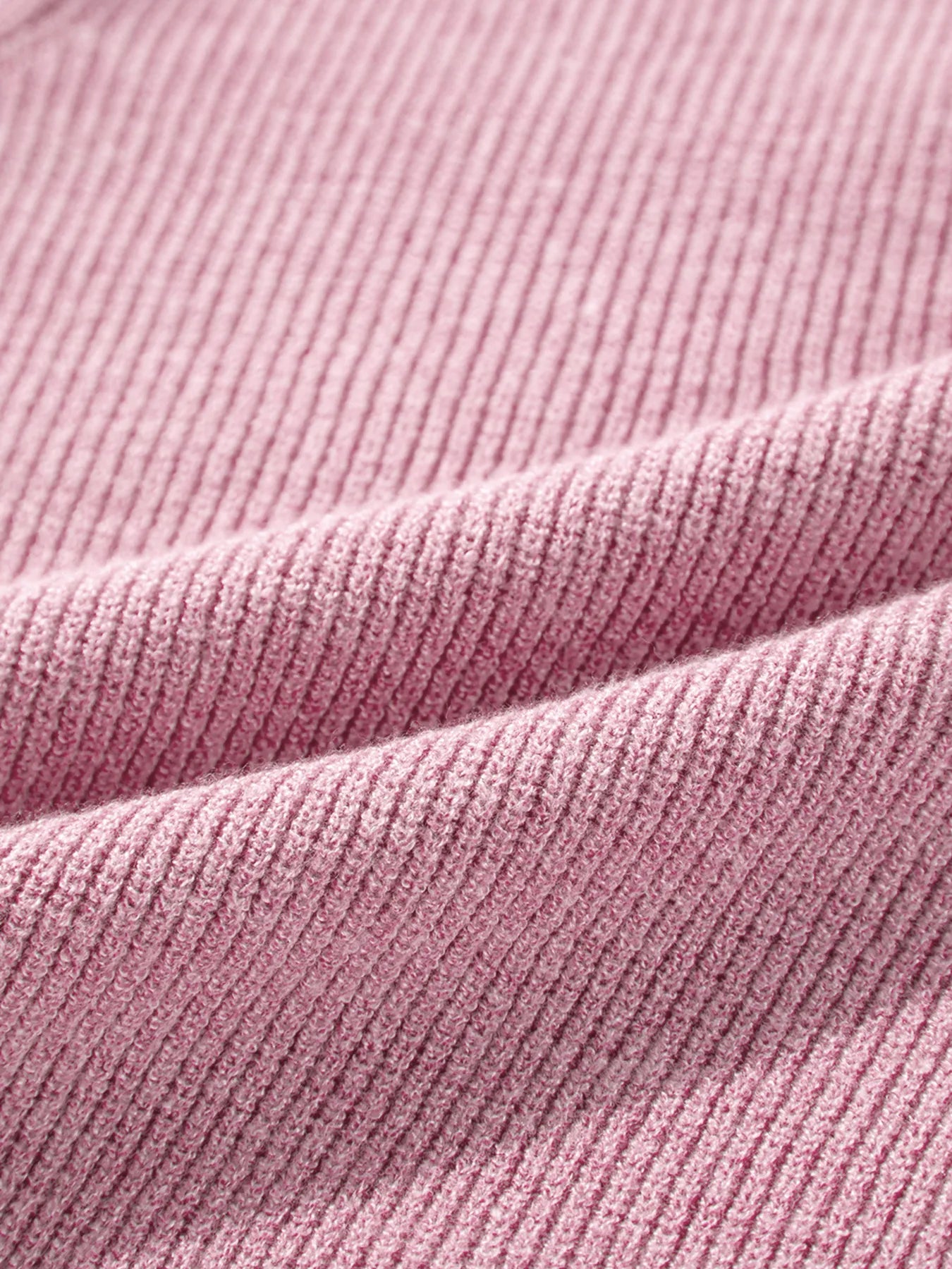 Ribbed Knit Button Front V Neck Cardigan