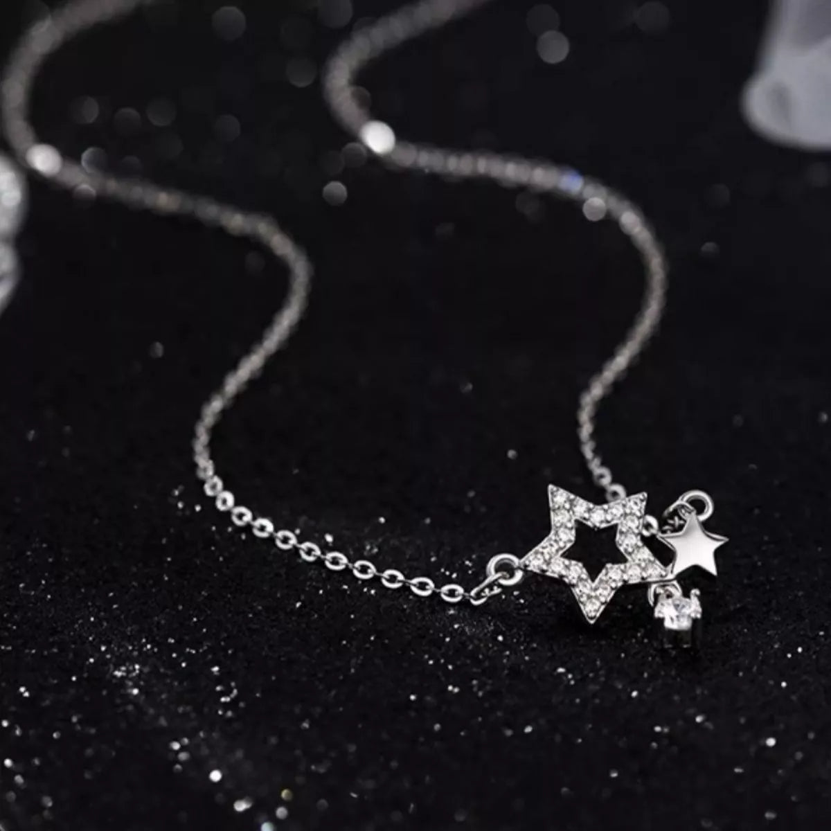 925 Sterling Silver Star Necklace