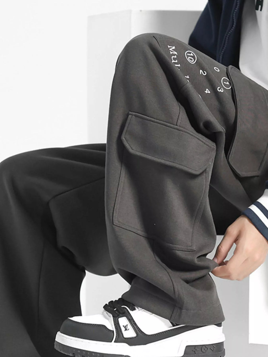 Men's Plus Size Loose Fit Drawstring Pants
