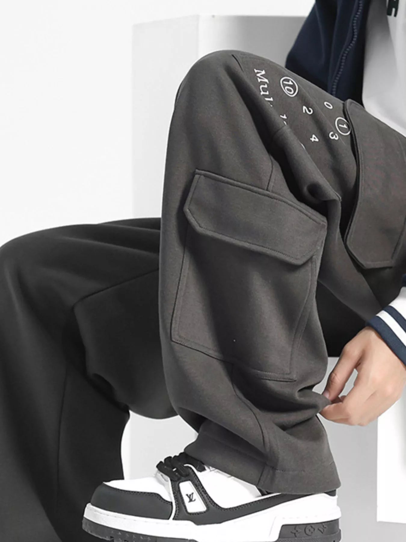 Men's Plus Size Loose Fit Drawstring Pants
