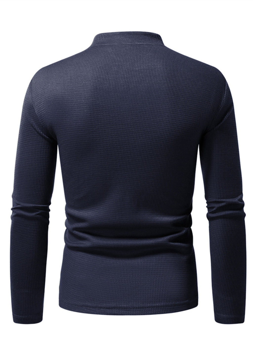Men's Notched Long Sleeve Top