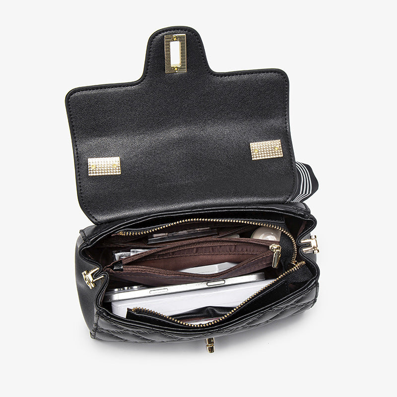 Quilted Leather Crossbody Bag