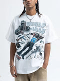 Men's Graphic Round Neck Half Sleeve T-Shirt