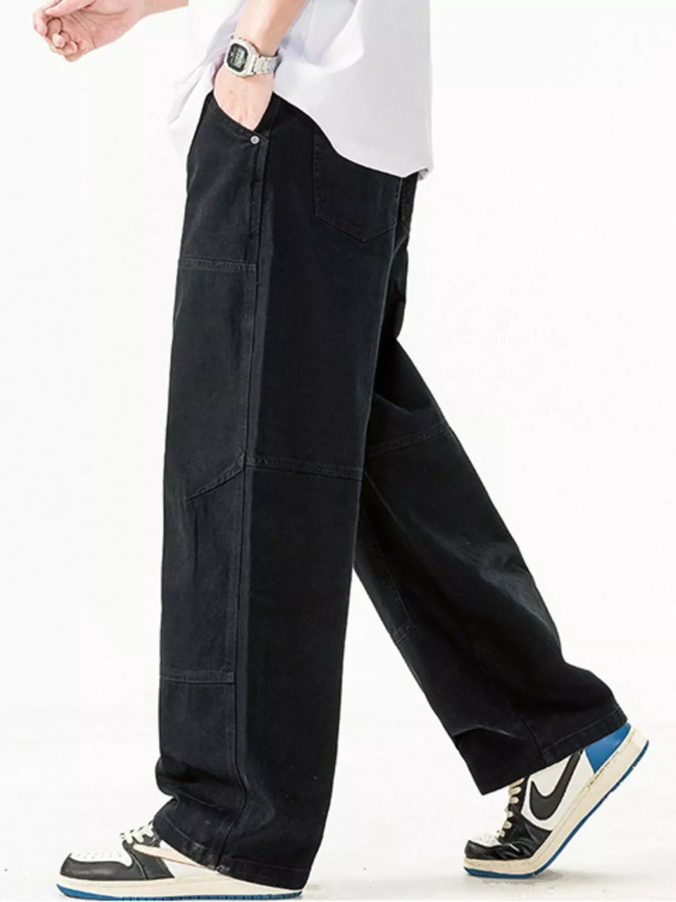 Men's Plus Size Loose Fit Casual Pants