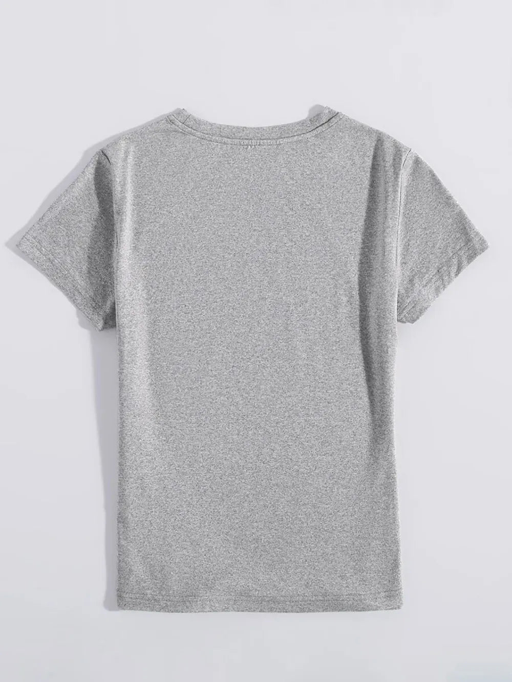 Rabbit Round Neck Short Sleeve T-Shirt