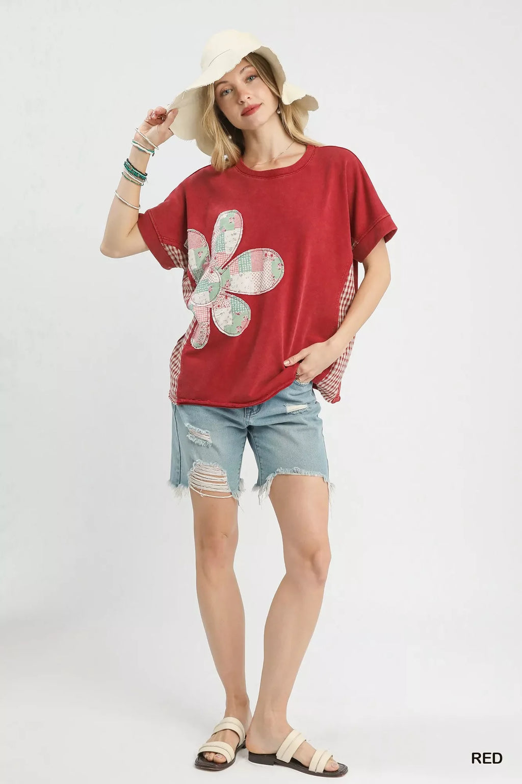 Umgee Mineral Wash French Terry Top