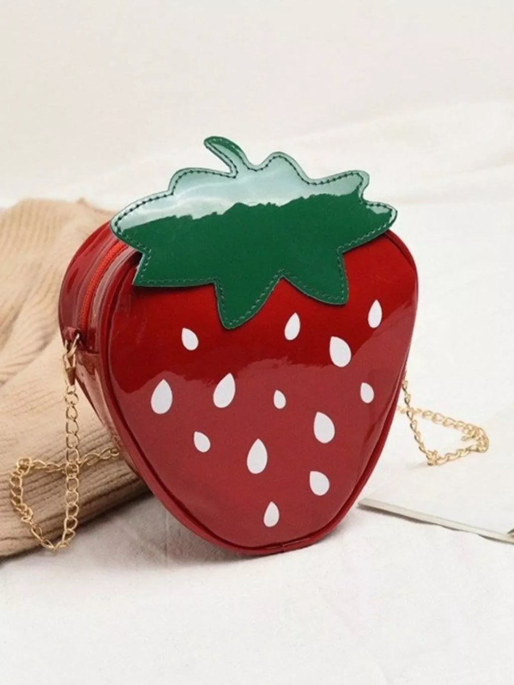 Strawberry Shaped Crossbody Bag