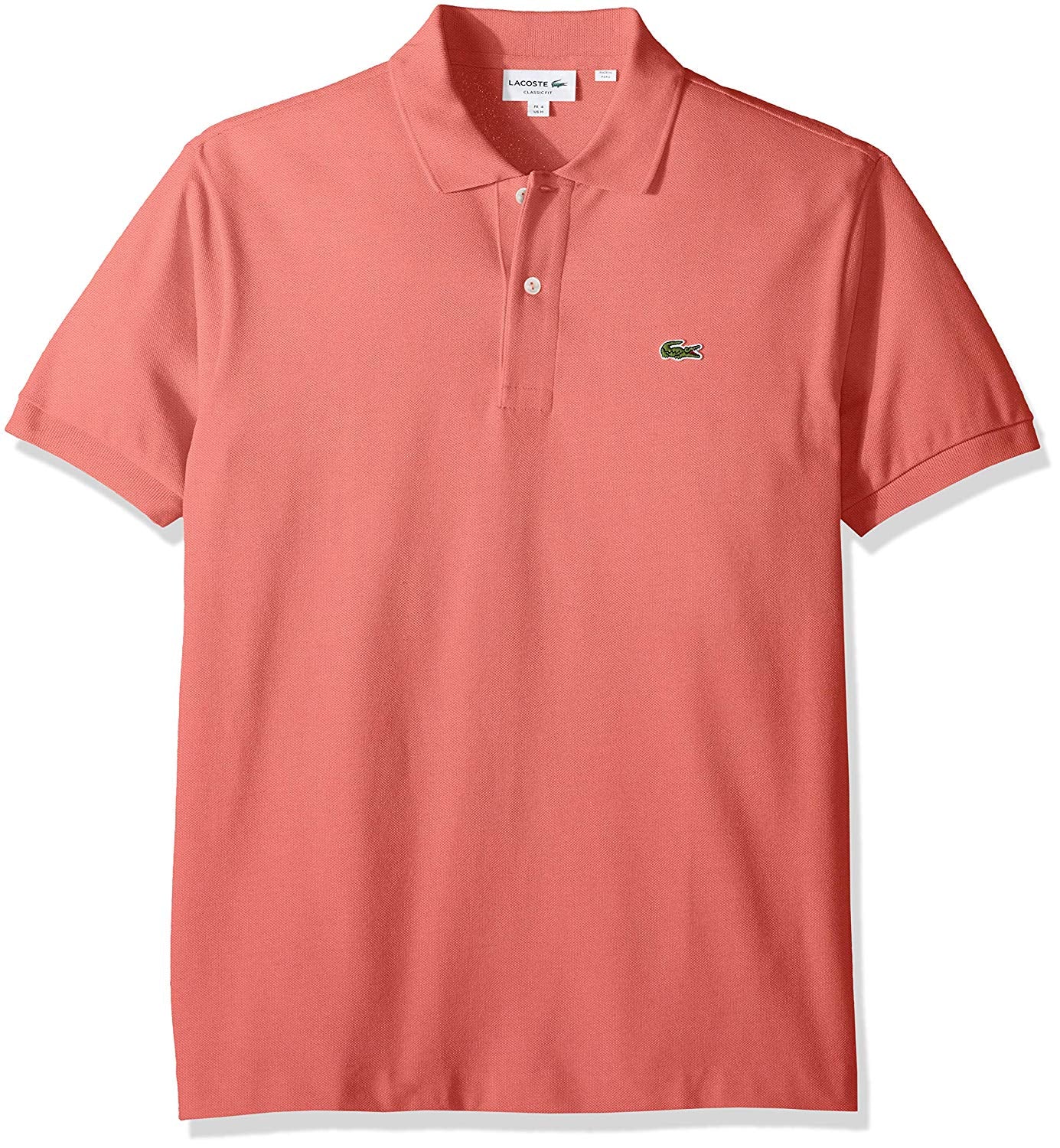 Lacoste Men's Short Sleeve Pique L.12.12 Original Fit Polo Shirt