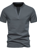 Men's Plus Size Casual Short Sleeve Slim Fit T-Shirt