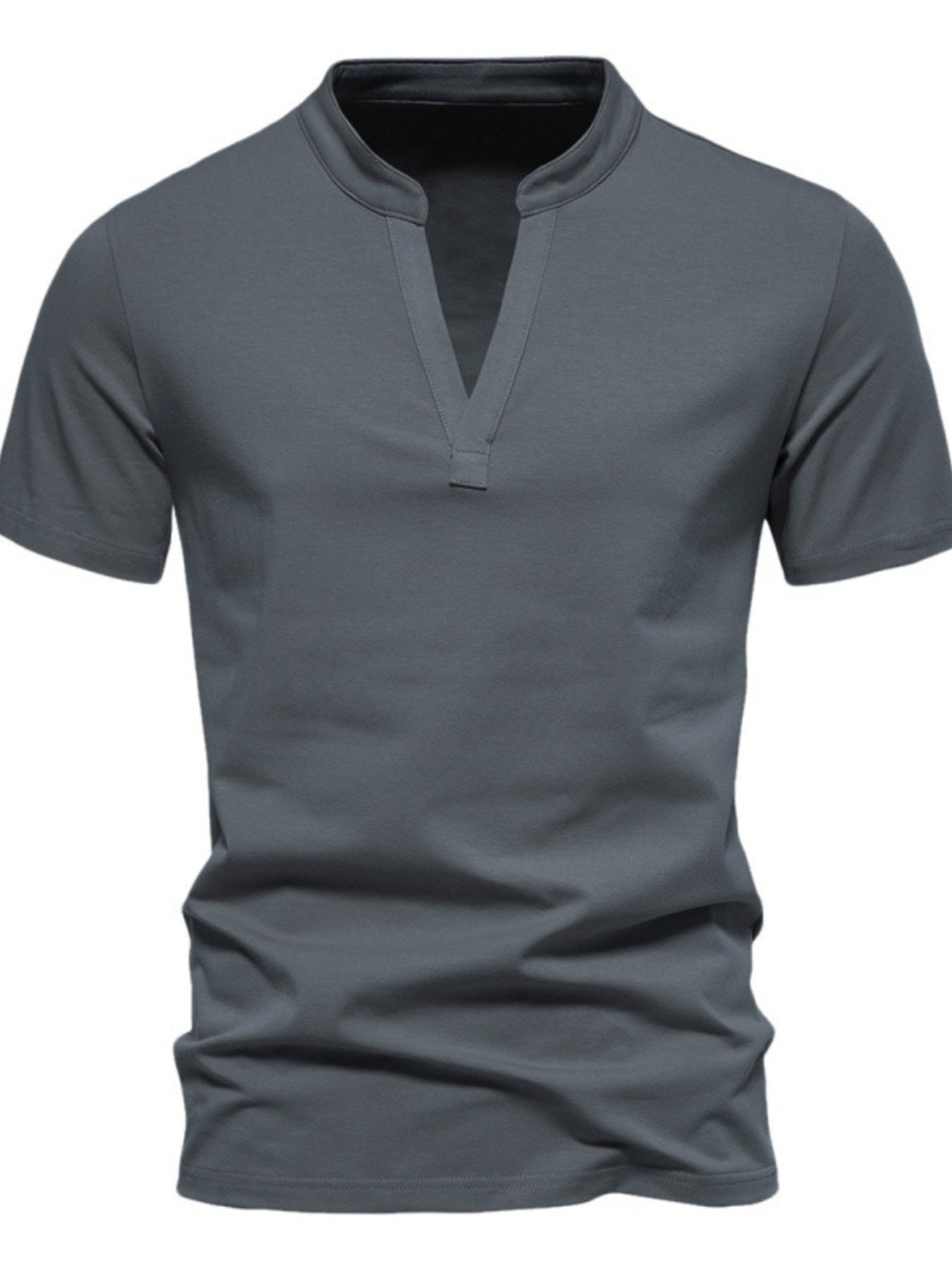 Men's Plus Size Casual Short Sleeve Slim Fit T-Shirt