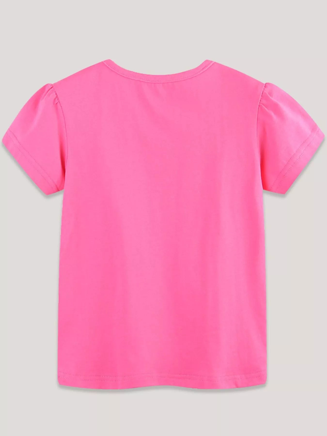 Children's Hummingbird & Floral Print Short Sleeve T-Shirt