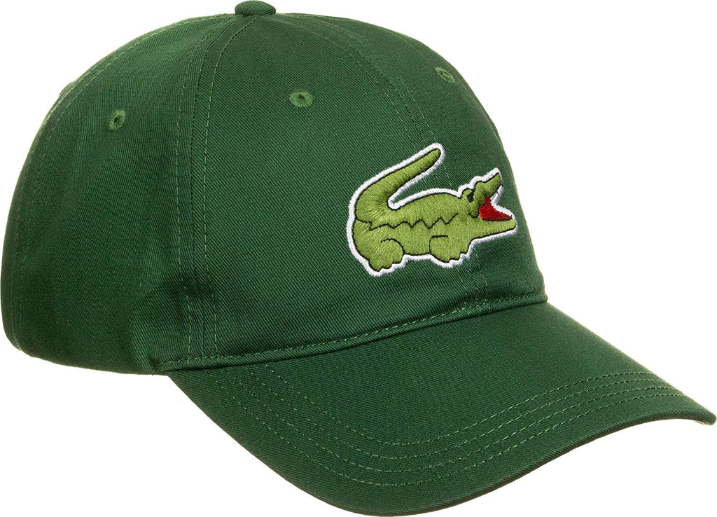 Lacoste Men's Classic Large Croc Logo Cap with Leather Strap