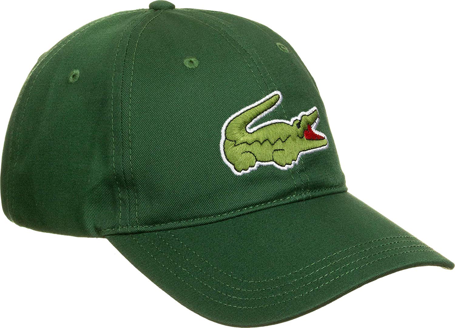 Lacoste Men's Classic Large Croc Logo Cap with Leather Strap