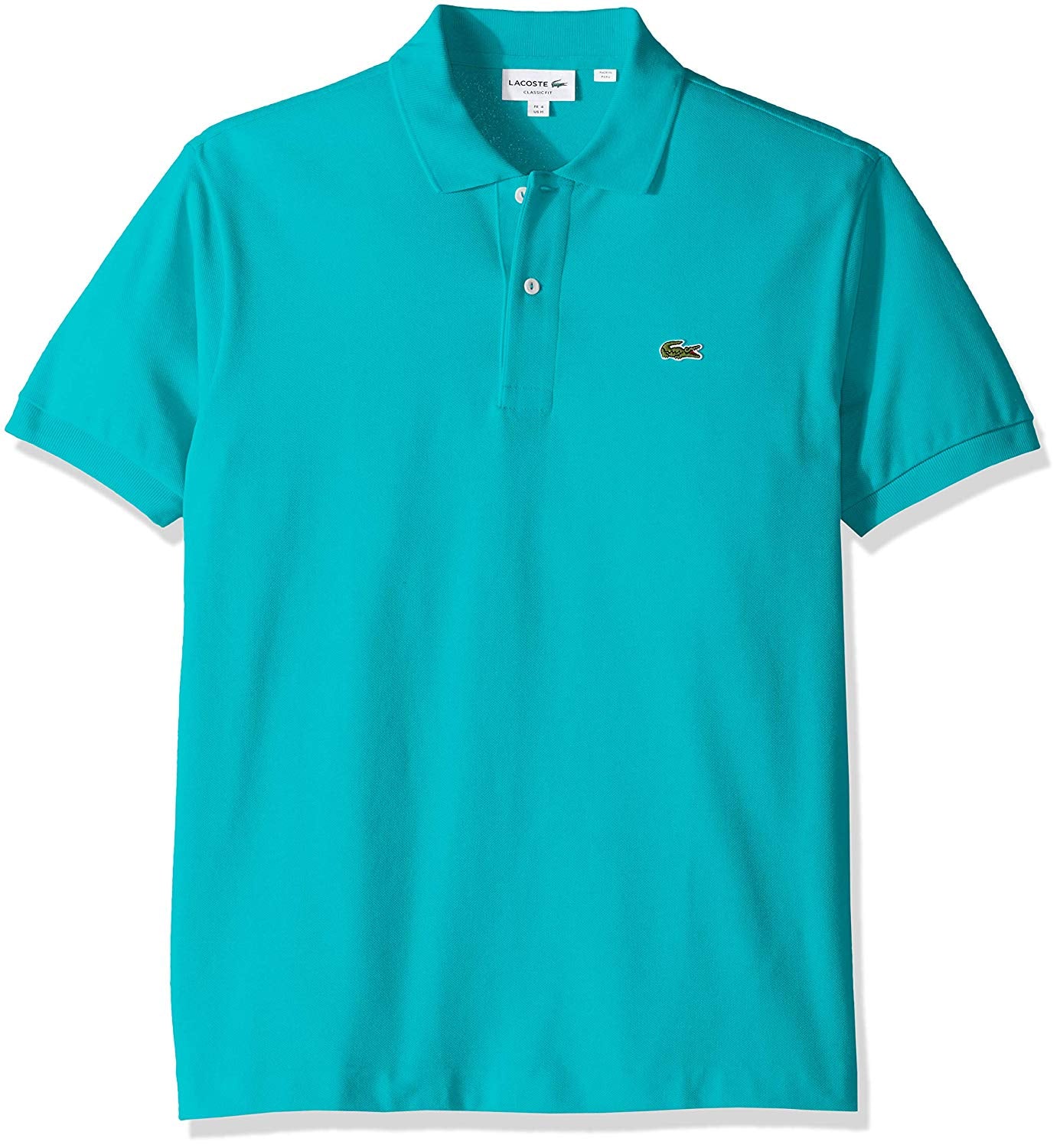 Lacoste Men's Short Sleeve Pique L.12.12 Original Fit Polo Shirt