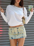 Boat Neck Long Sleeve T-Shirt