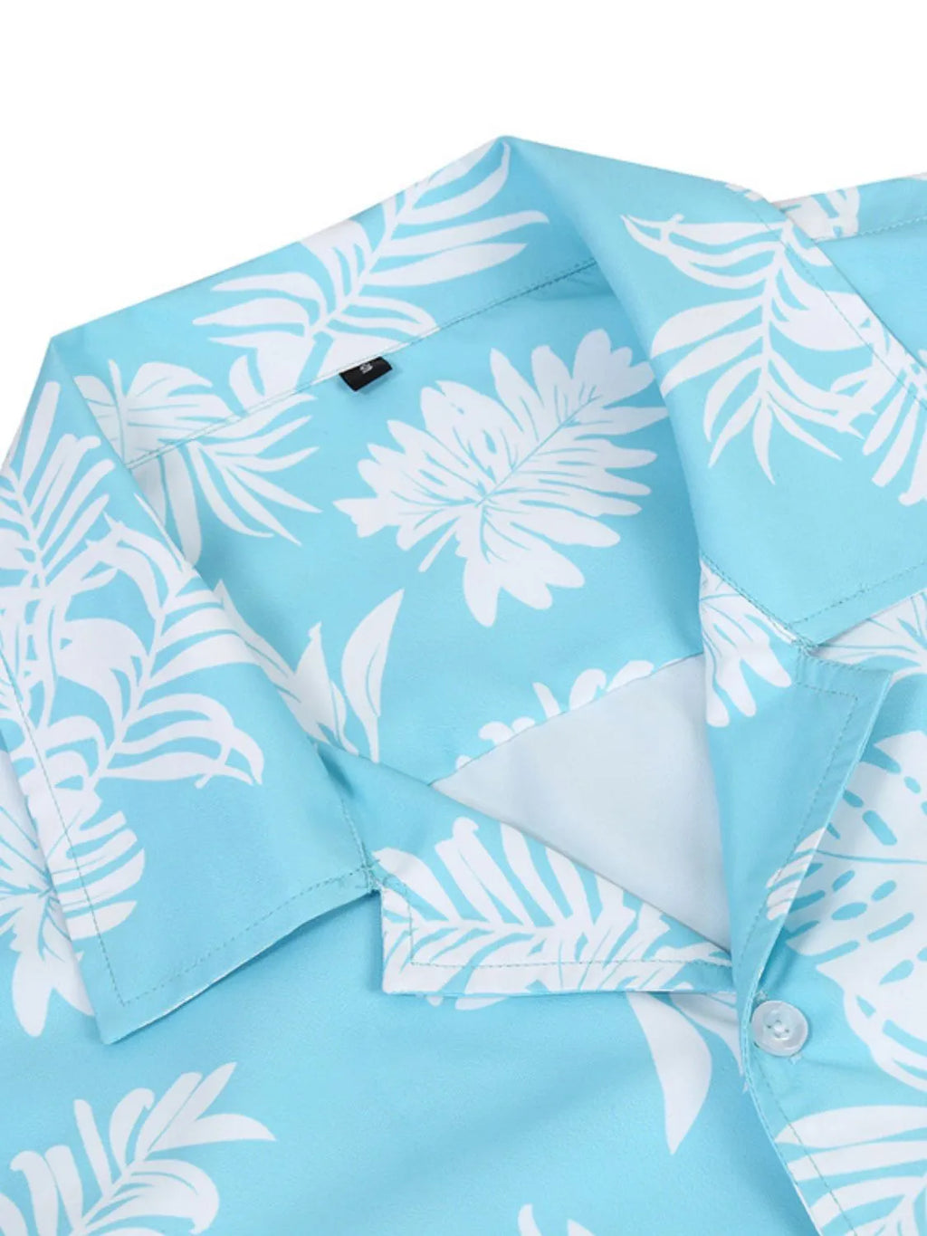 Men's Hawaiian Print Short Sleeve Button Down Shirt