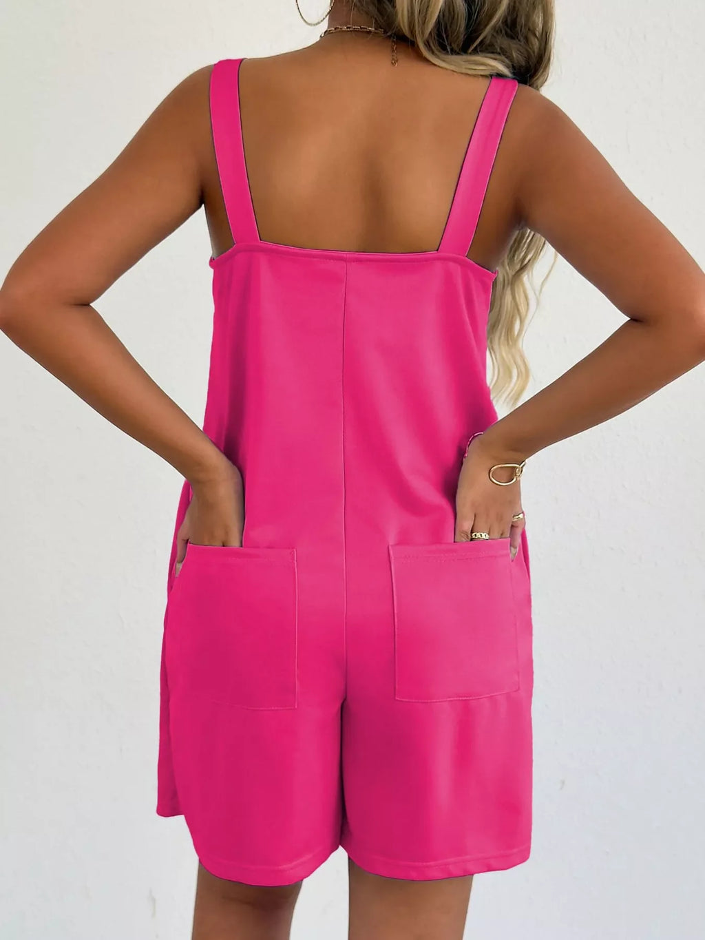 Sweetheart Neck Wide Strap Romper