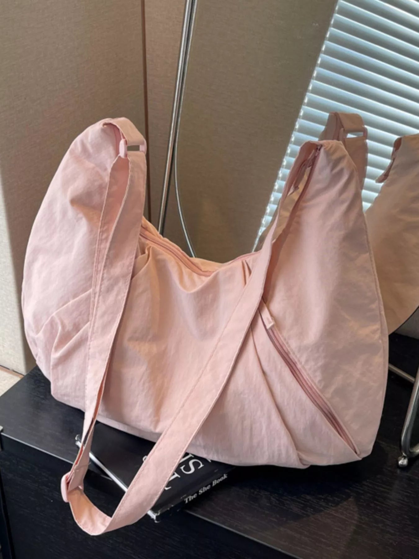 Casual Lightweight Nylon Crossbody Bag