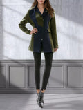 Color Block Zip Up Outerwear