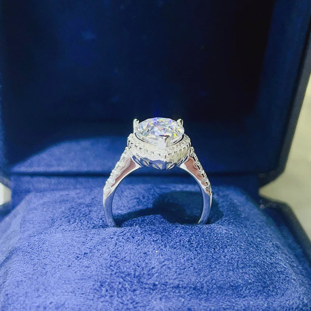 2 Carat Moissanite 925 Sterling Silver Ring