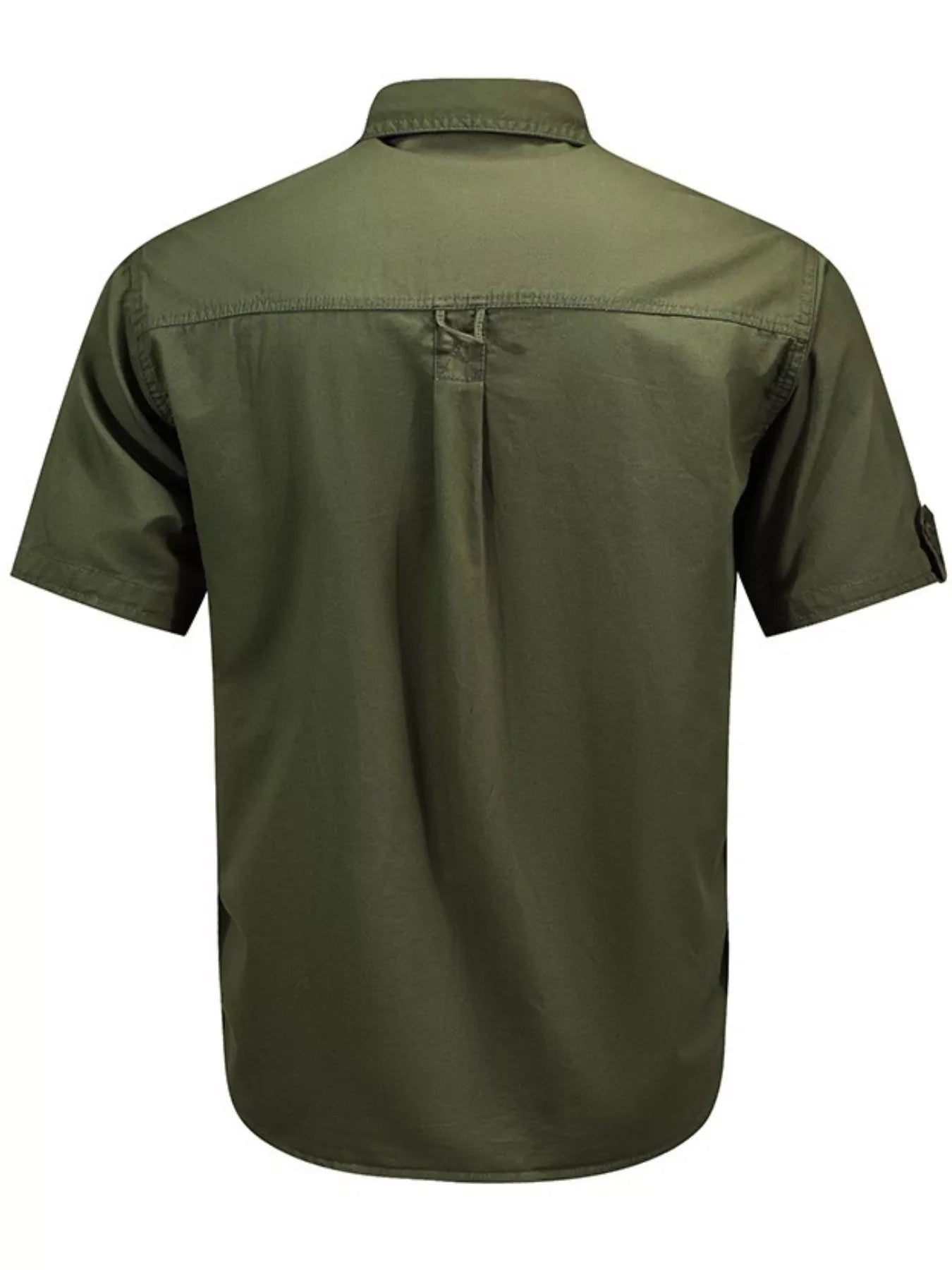 Men's Plus Size Casual Short Sleeve Shirt
