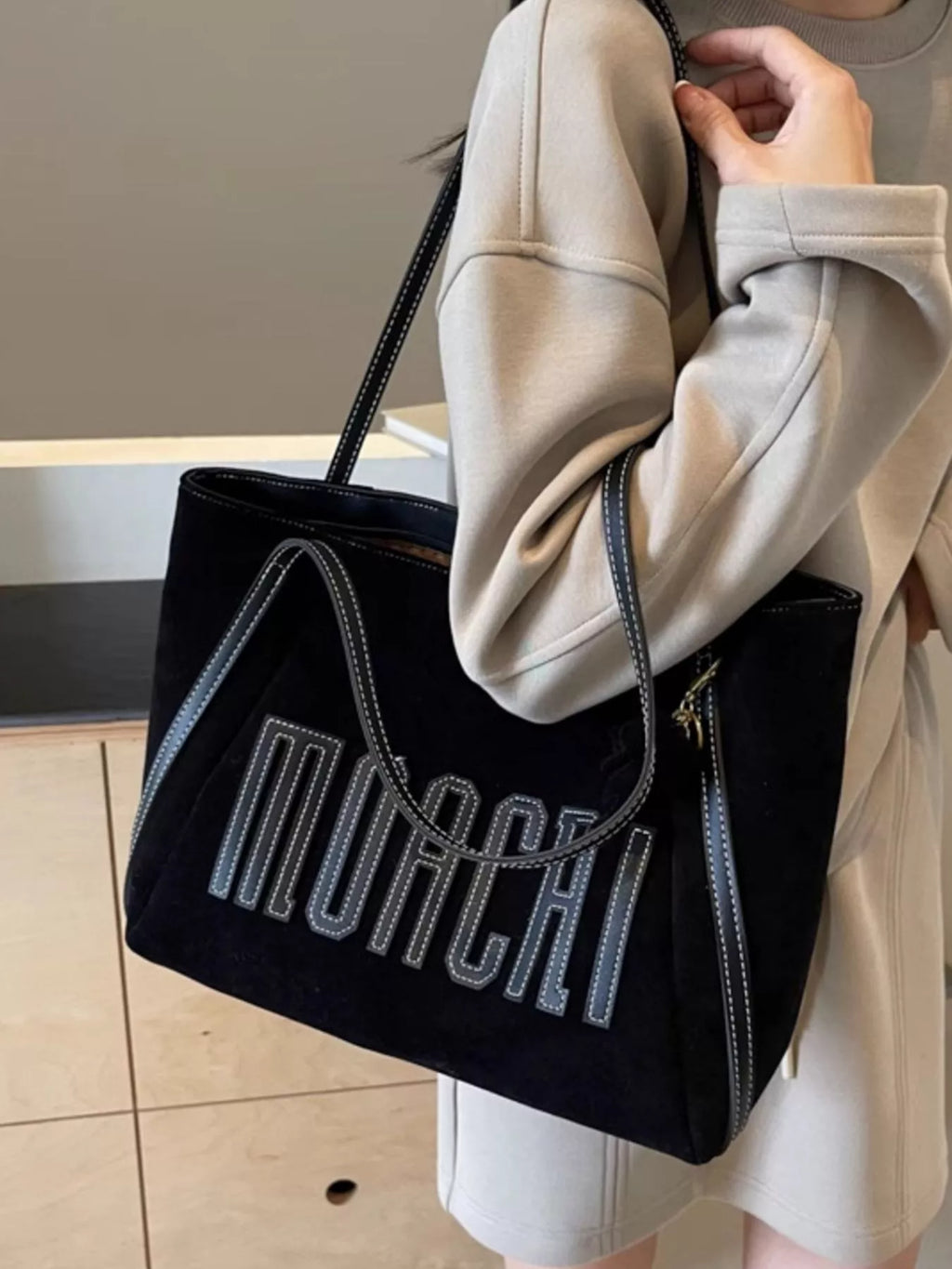 Casual Letter Shoulder Bag