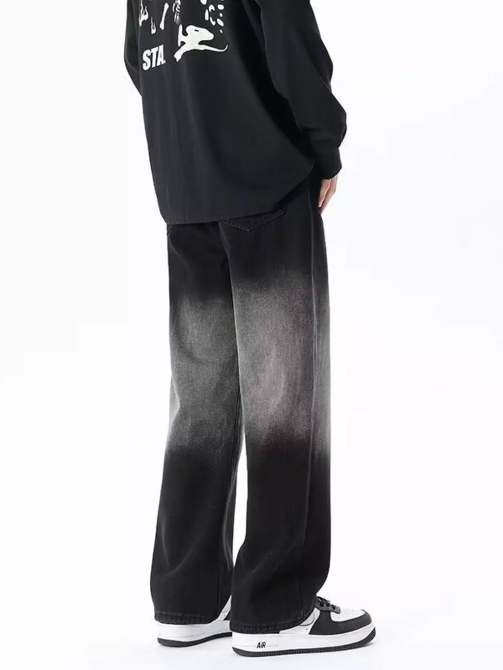 Men's Full Size Loose Fit Jeans Plus Size