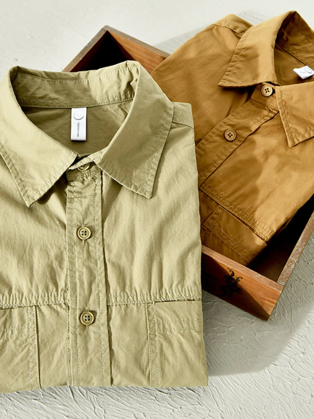 Men's Plus Size Casual Short Sleeve Button-Down Shirt