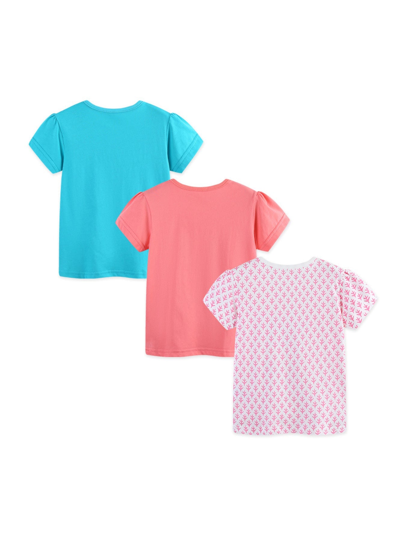 Children's Graphic Short Sleeve T-Shirt 3-Piece Set