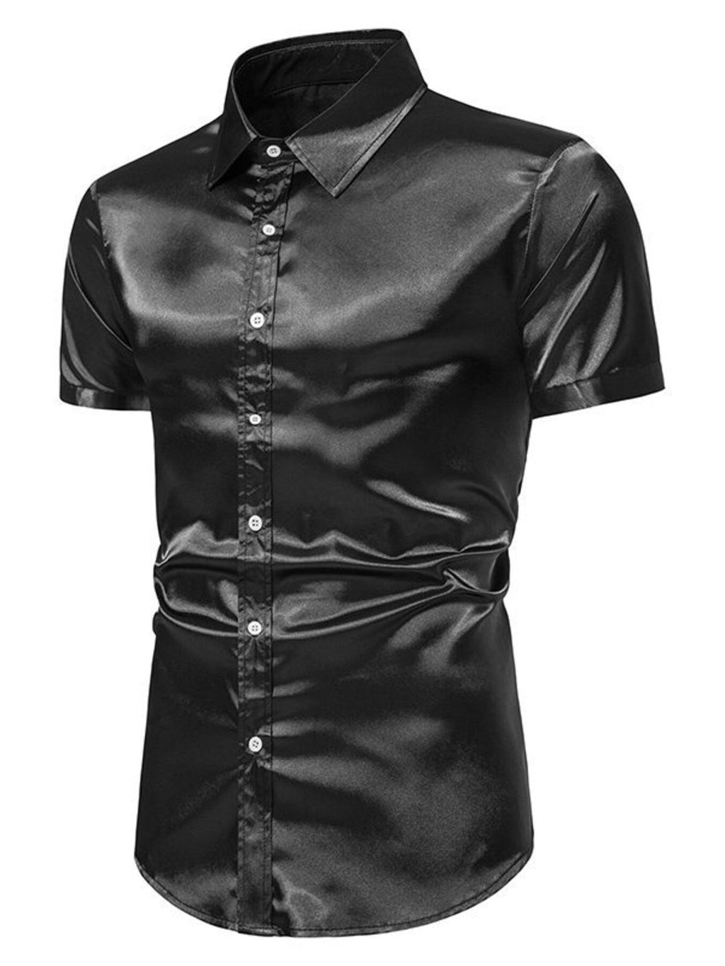 Men's Button Up Short Sleeve Shirt