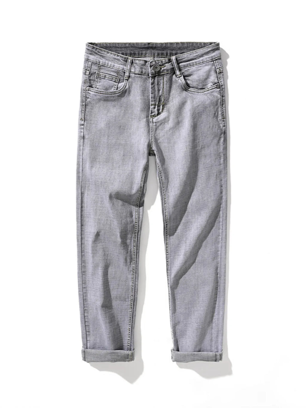 Men's Slim Fit Washed Jeans