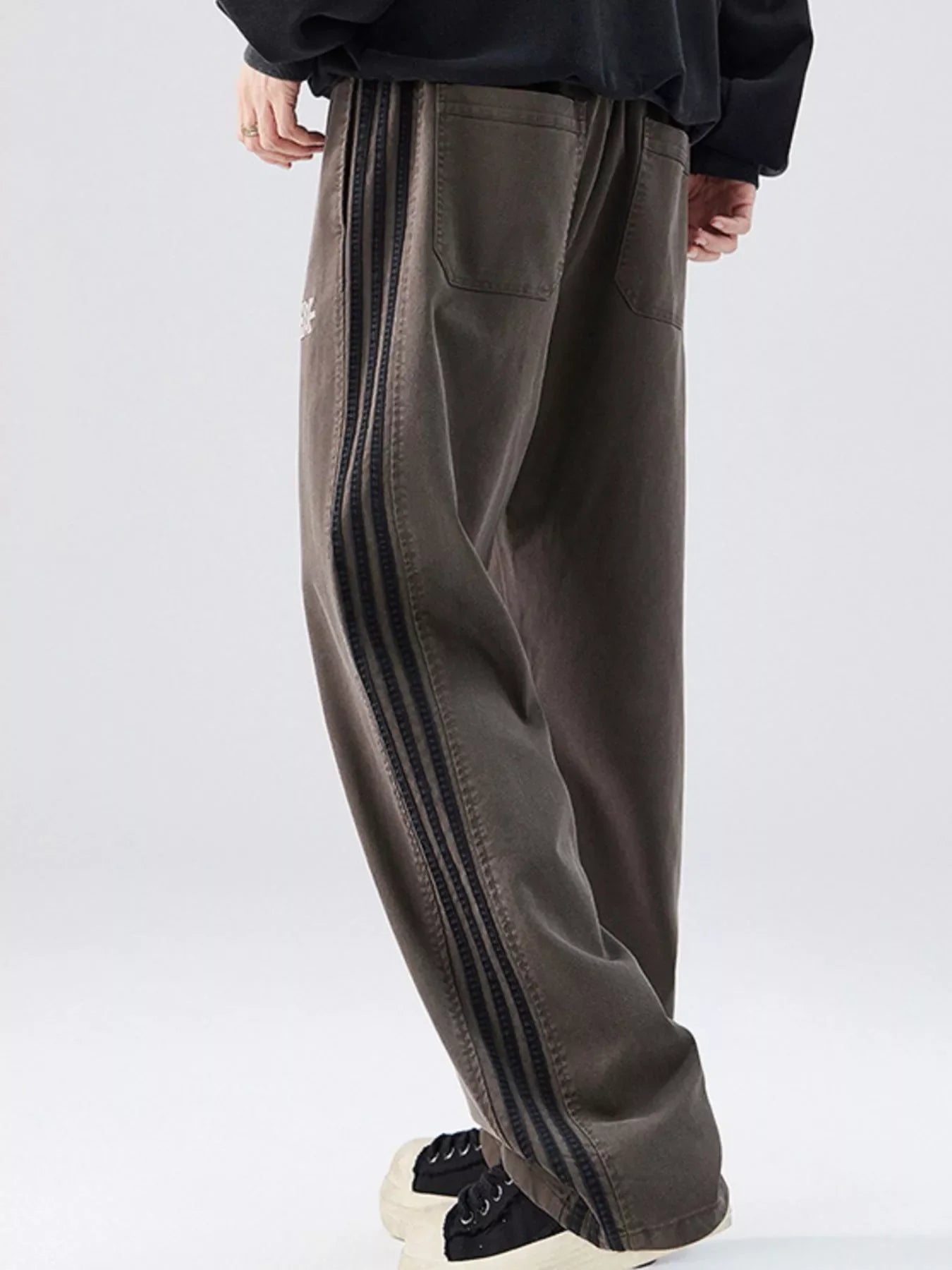 Men's Full Size Casual Loose Fit Drawstring Pants Plus Size